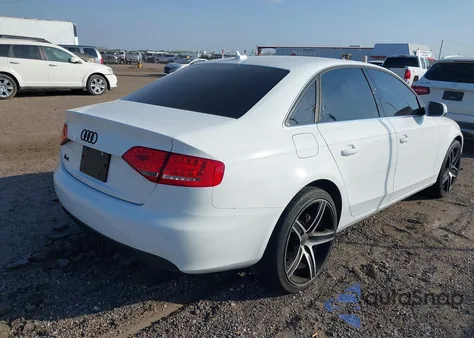 2010 Audi A4 2.0T Premium z USA, uszkodzony, nr VIN WAUFFAFL7AN037807